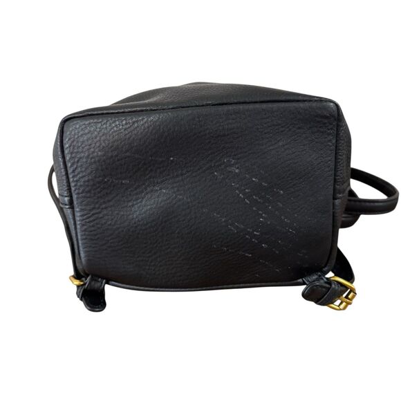 Hobo Convertible Bag Backpack Purse Black Soft Pebbled Leather Womens READ main image 11